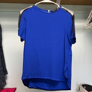 Blue blouse from Zara